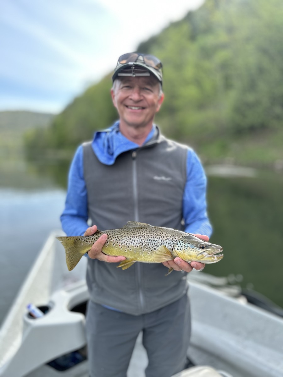 upper delaware river new york fly fishing guide jesse filingo west branch delaware river