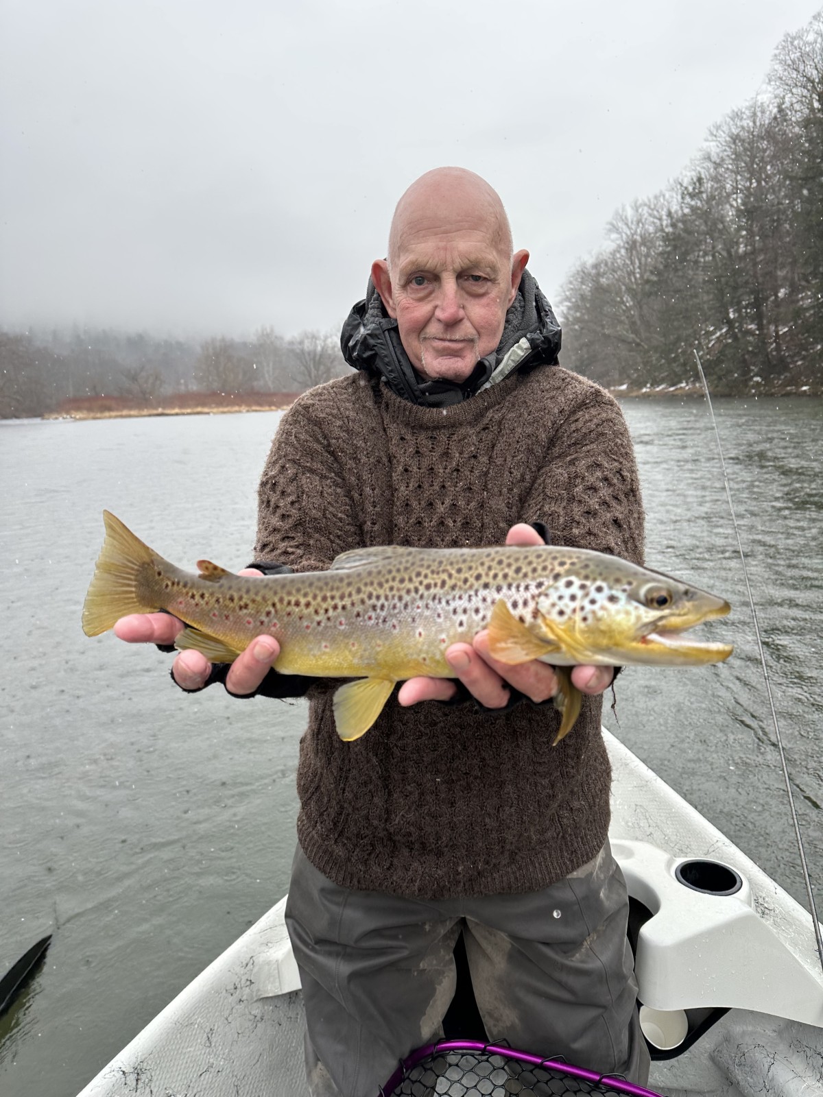 guided fly fishing upper delaware river new york west branch delaware river guide