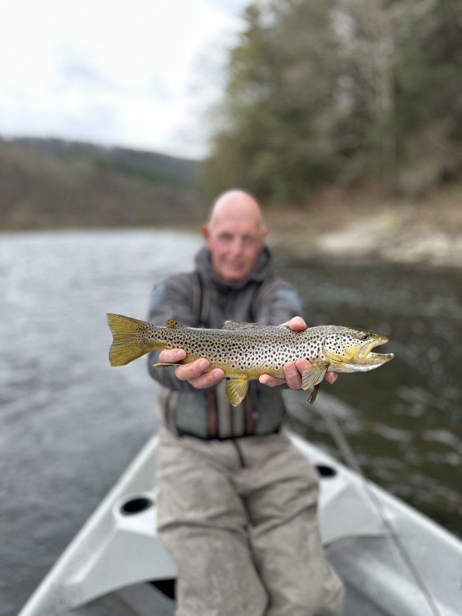 fly fishing west branch delaware river trout new york fishing guide jesse filingo