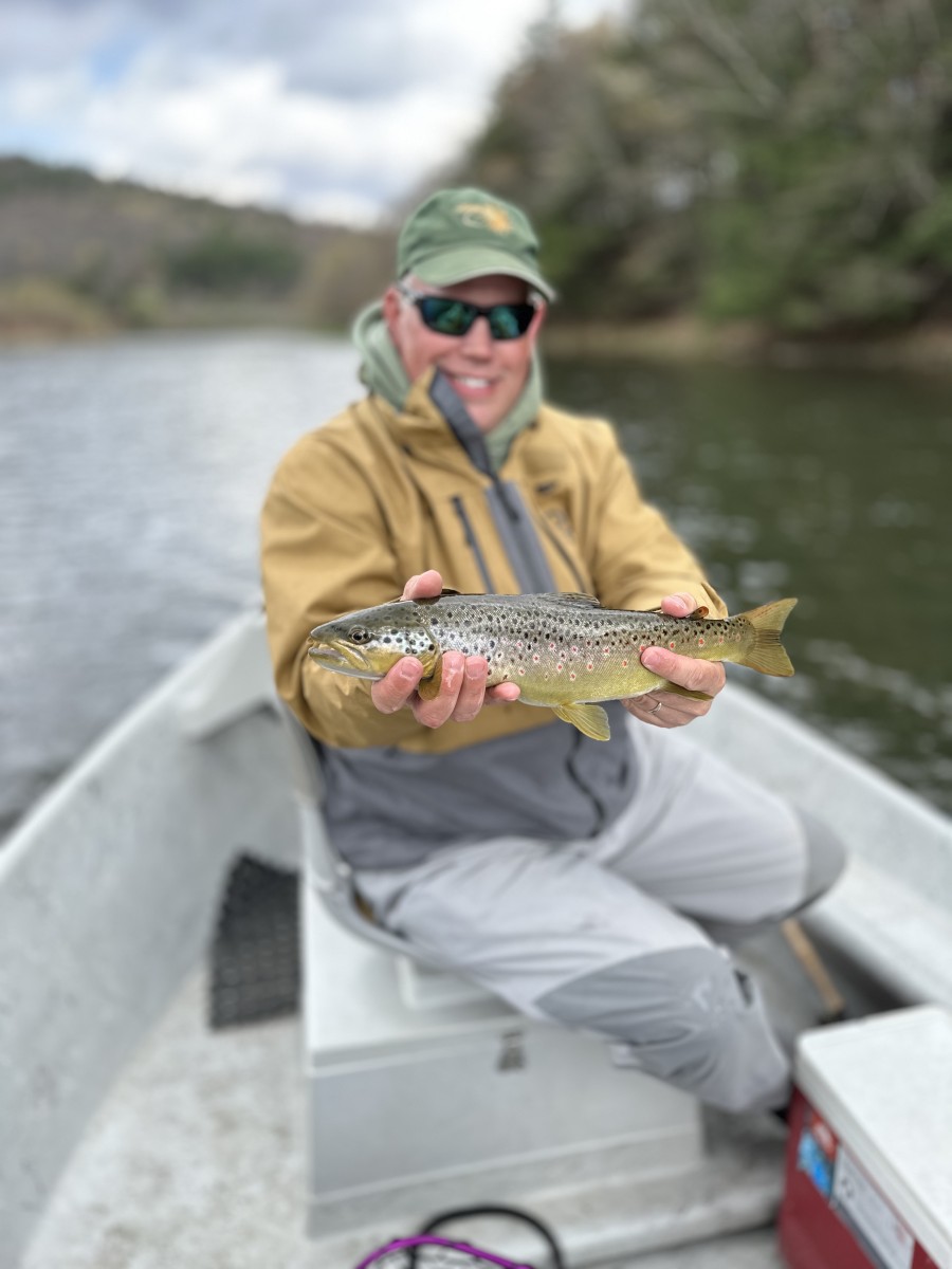 guided fly fishing new york delaware river trout