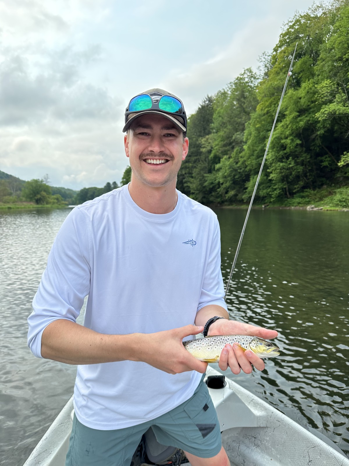 west branch delaware river trout fly fishing guide jesse filingo