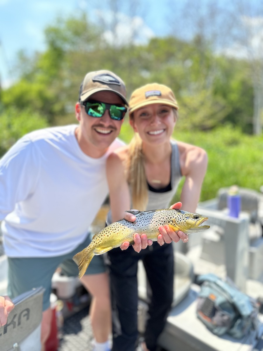 fly fishing west branch delaware river brown trout