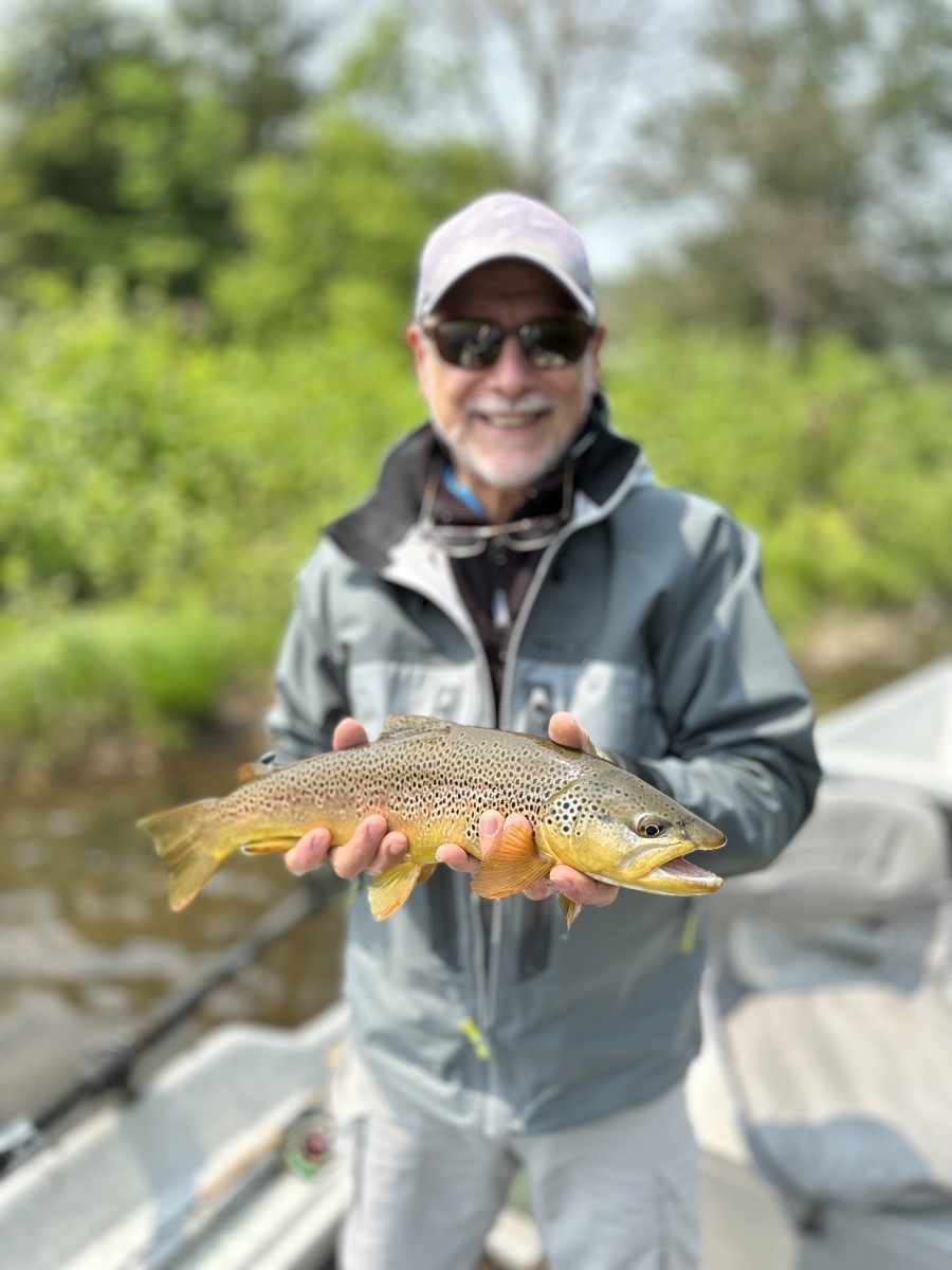 guided fly fishing west branch delaware river trout new york