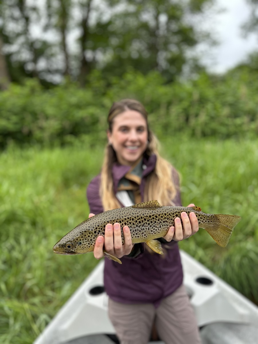 fly fishing west branch delaware river trout fishing guide jesse filingo