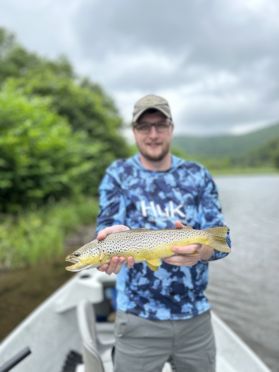 guided fly fishing upper delaware river trout