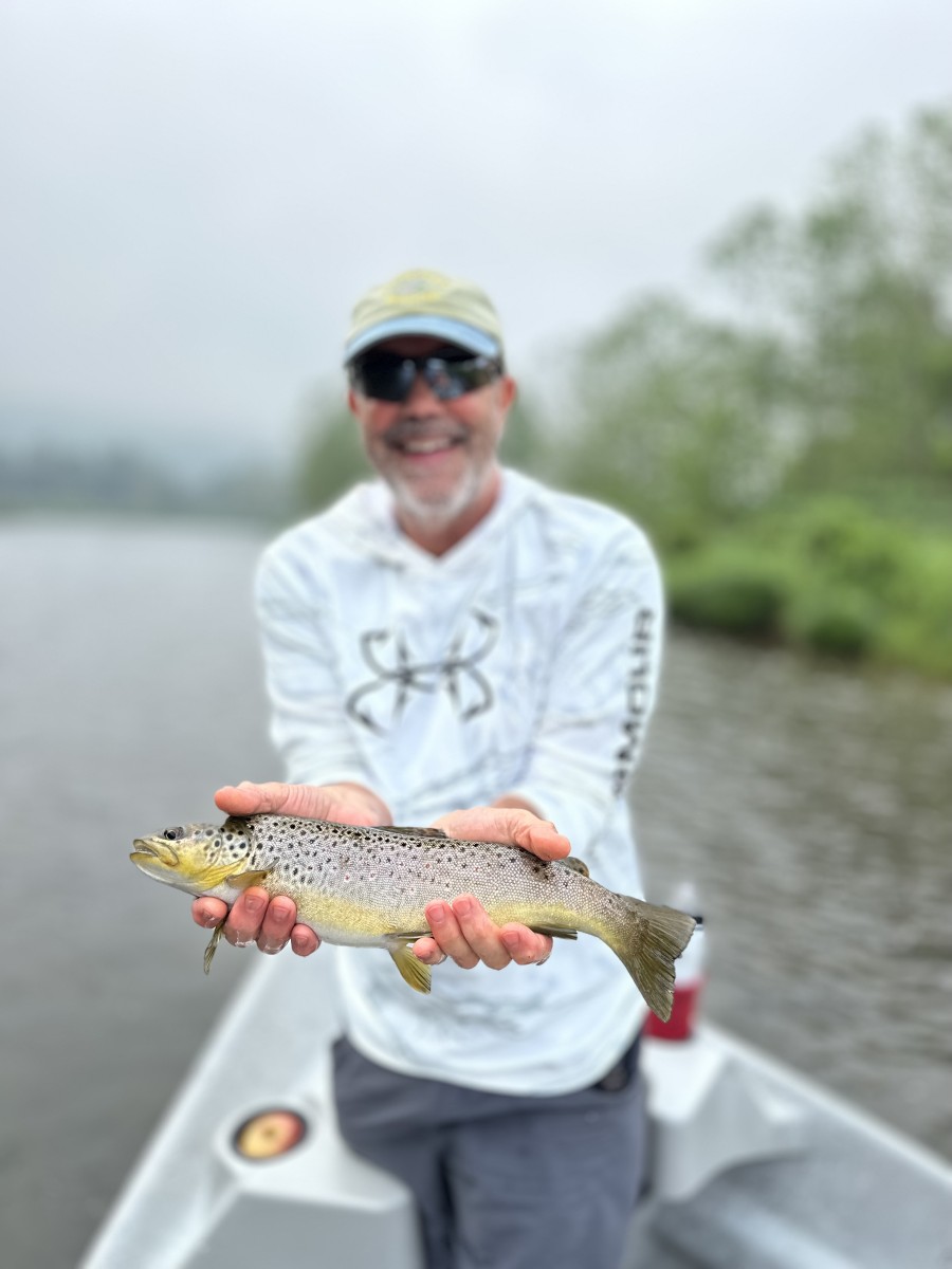 guided fly fishing upper delaware river new york trout fishing