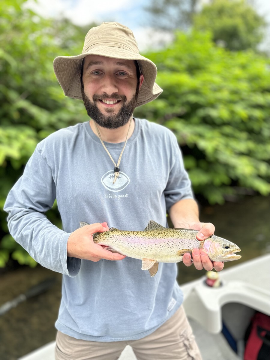 west branch delaware river trout fishing guide jesse filingo