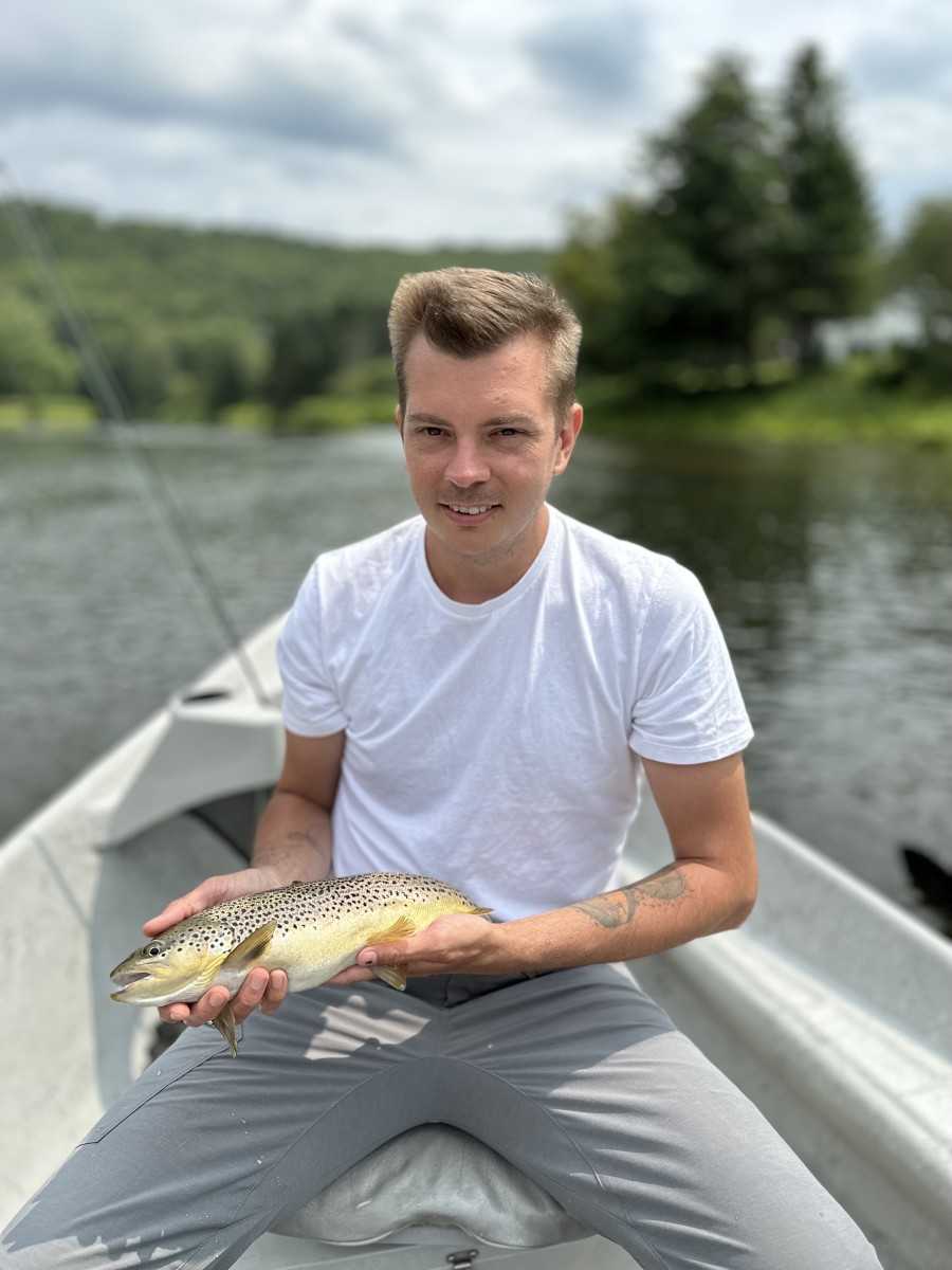 west branch delaware river fly fishing guide jesse filingo