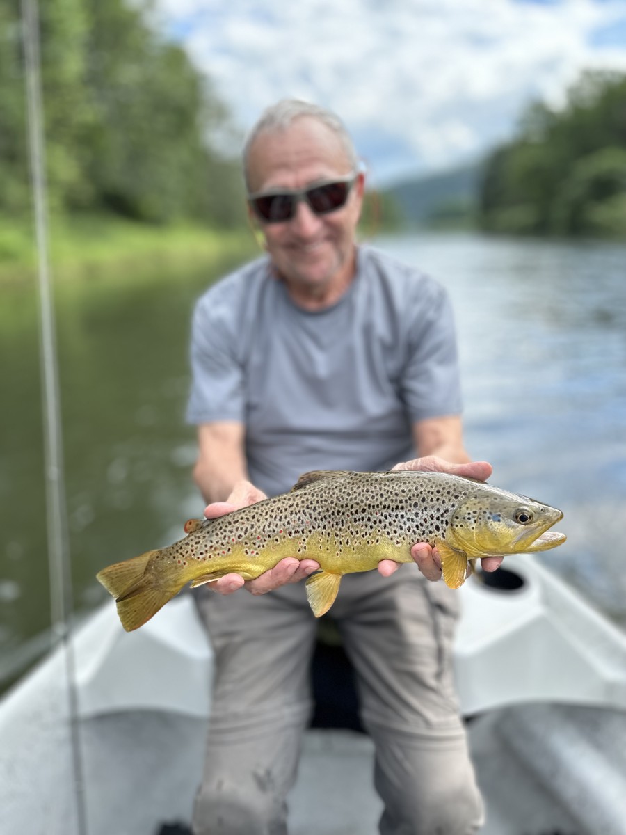 west branch Delaware river fly fishing guide jesse filingo