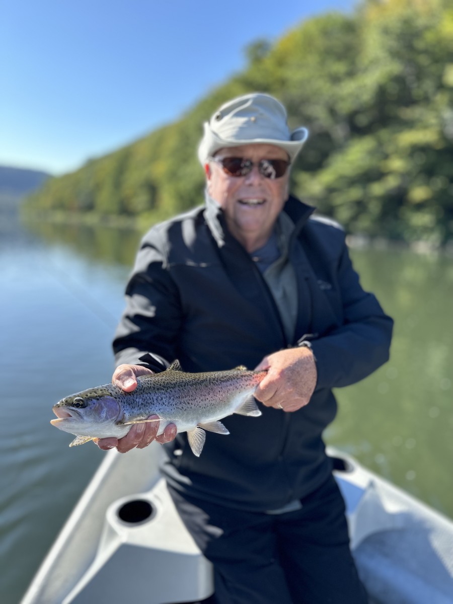 fly fishing upper delaware river trout guide jesse filingo