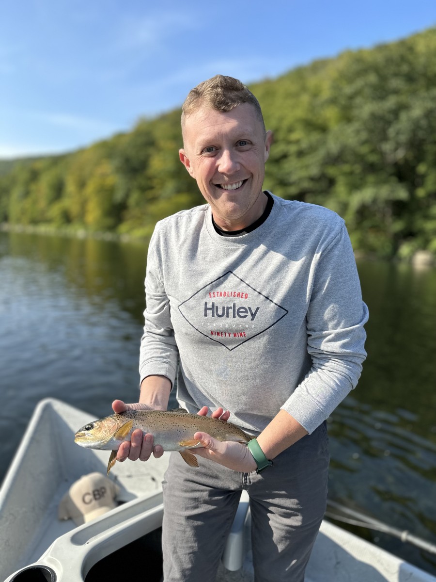 upper delaware river wild trout fly fishing guide jesse filingo