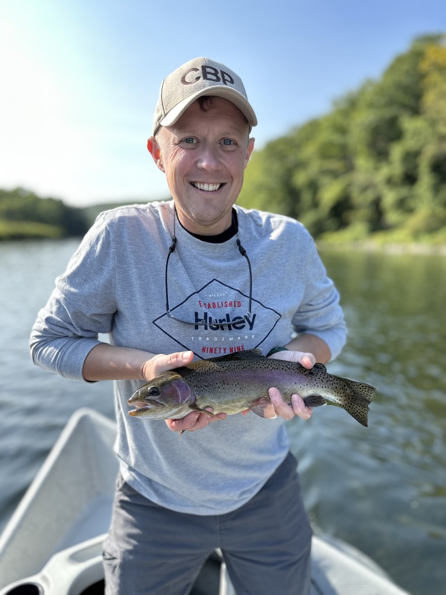 fly fishing the upper delaware river wild trout