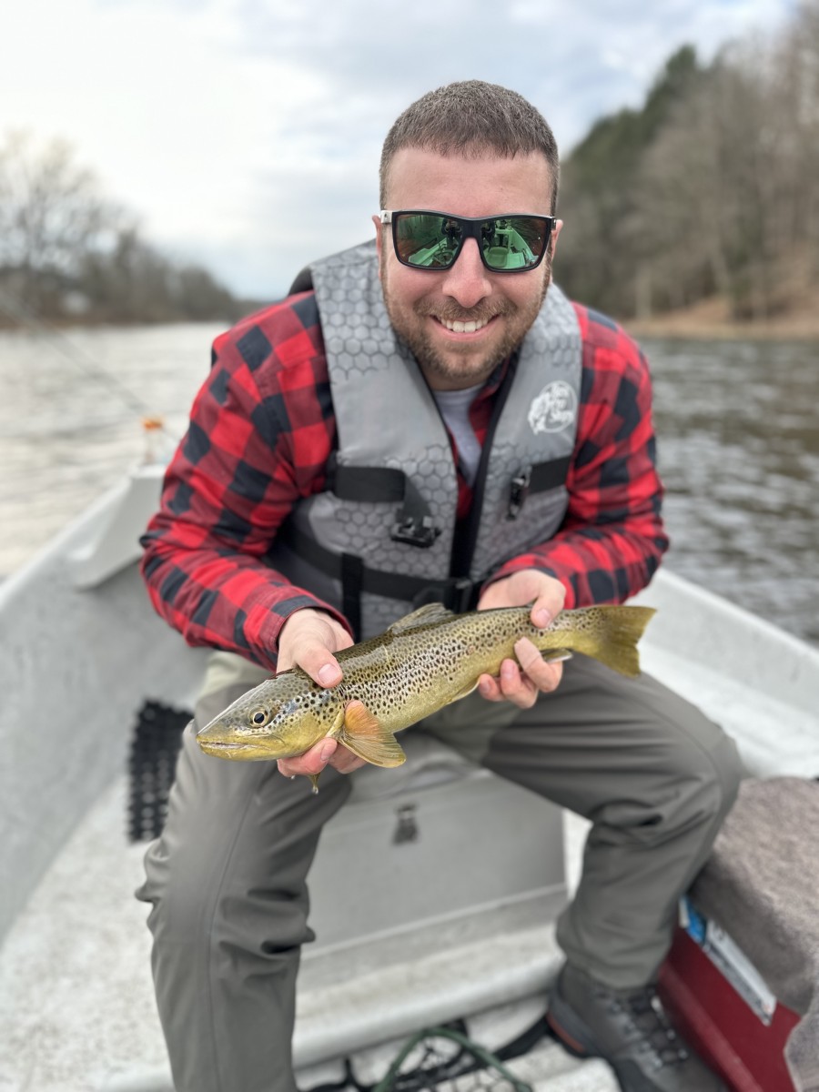 fly fishing west branch Delaware river trout