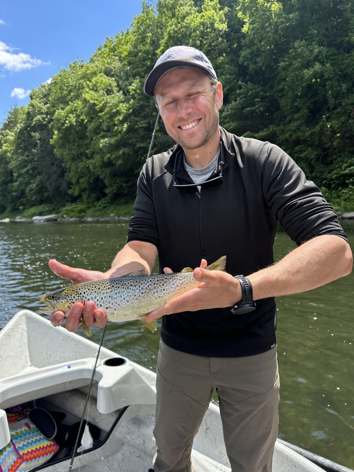 upper delaware river wild trout fly fishing guide jesse filingo