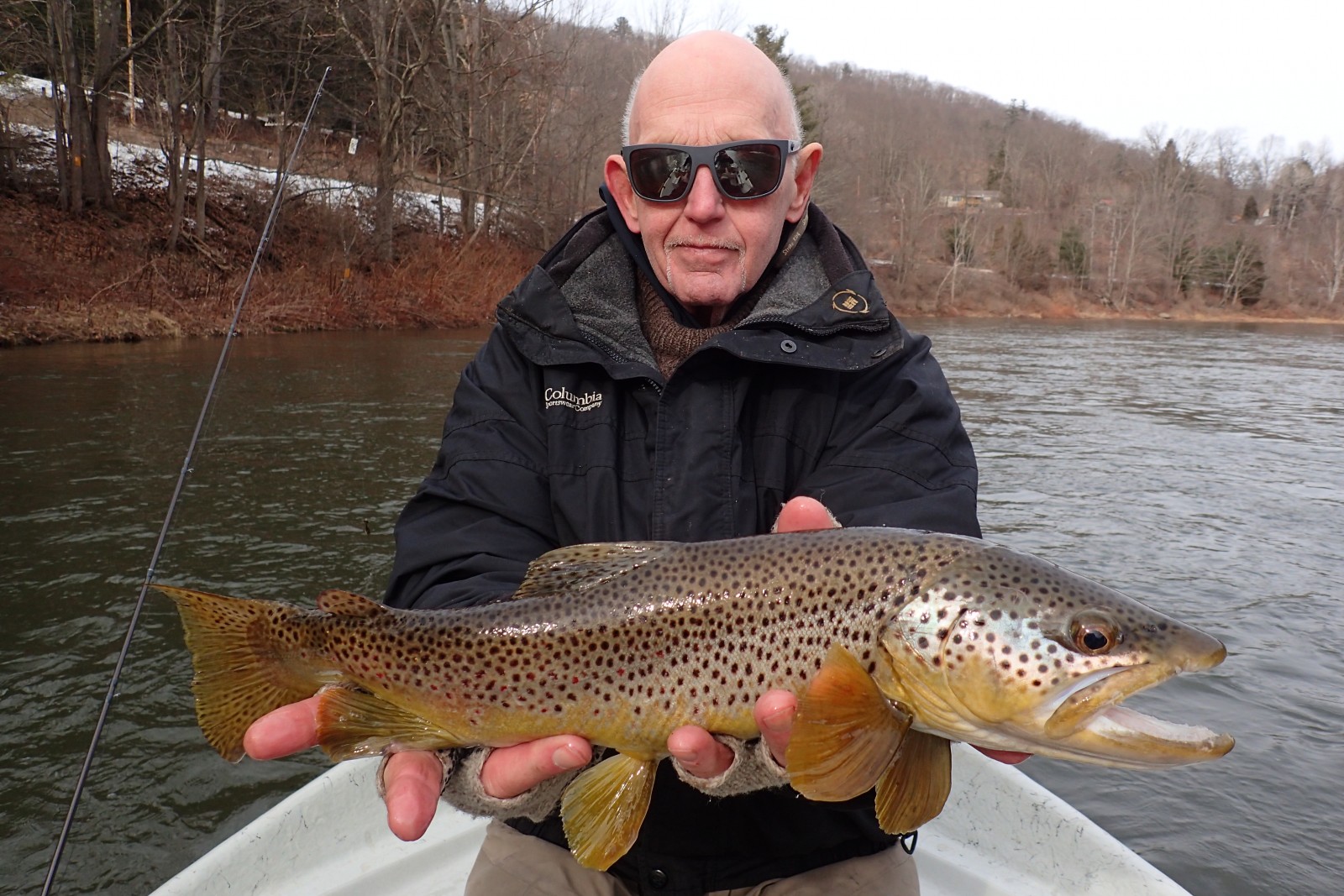 filingo fly fishing guided fly fishing float trip pennsylvania new york delaware river