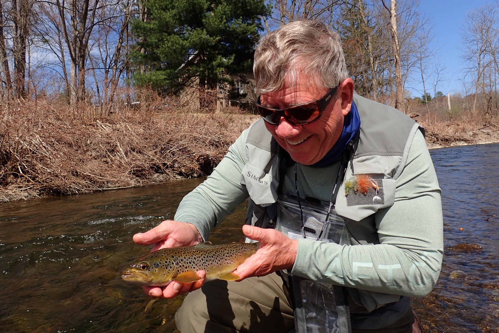 pocono mountains guided fly fishing wild trout pocono mountains pennsylvania