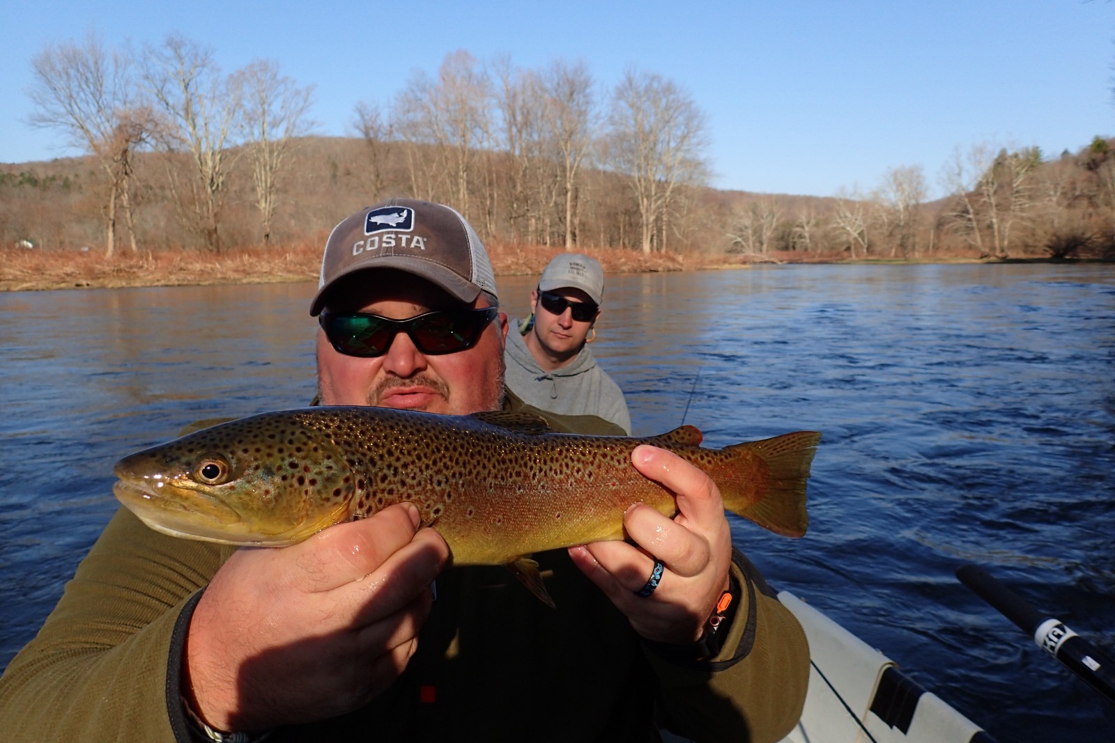 guided fly fishing new york and pennsylvania upper delaware river for big wild trout guide jesse filingo filingo fly fishing