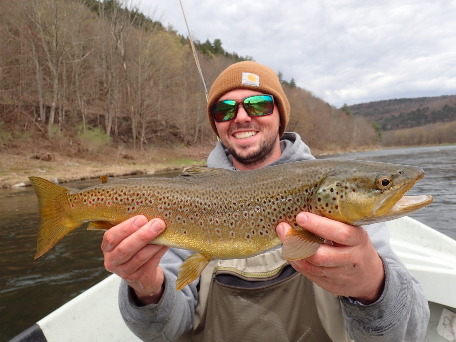 fly fishing guide upper delaware river new york and pennsylvania fishing guide jesse filingo