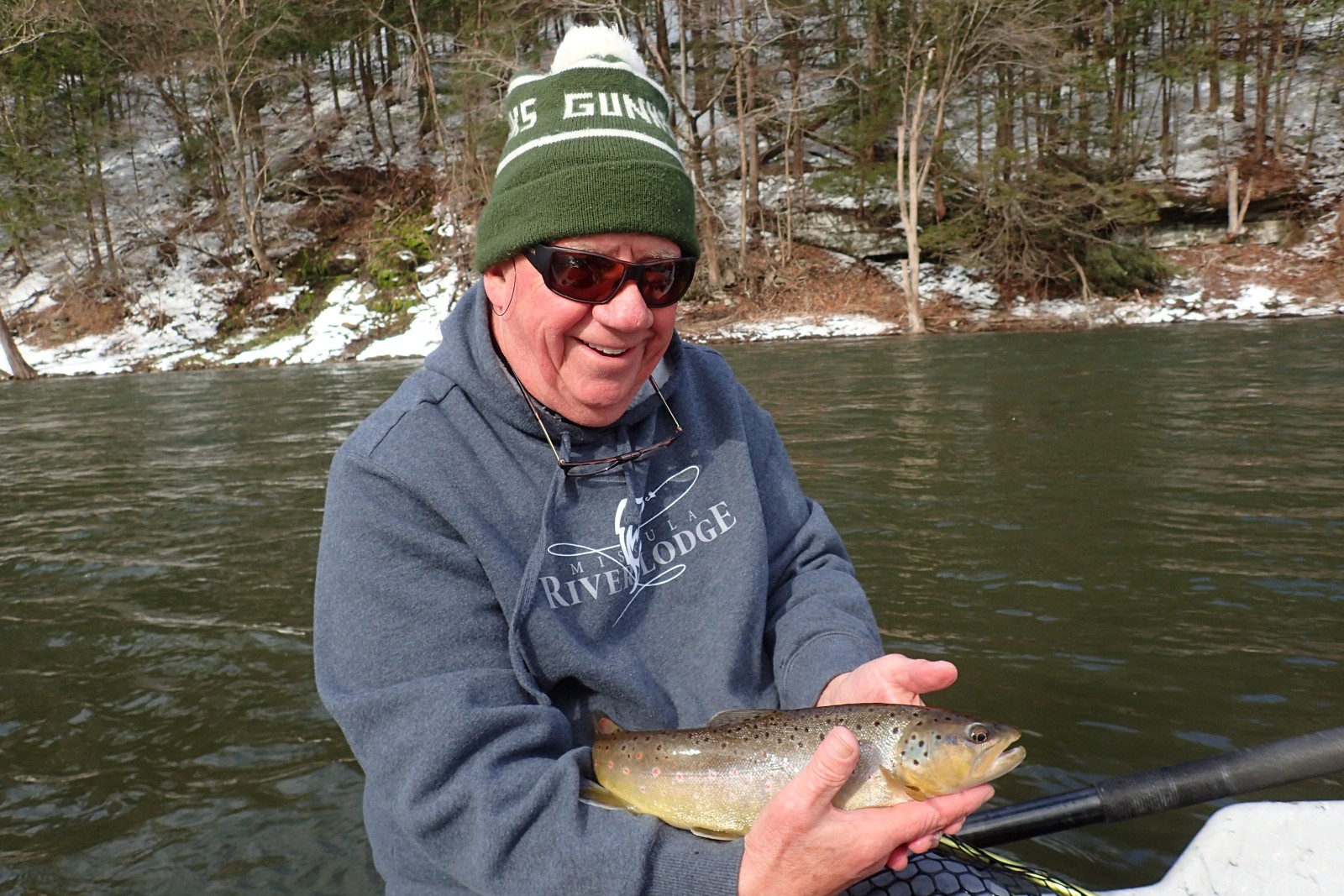 west branch delaware river fly fishing guide jesse filingo pennsylvania fishing guide