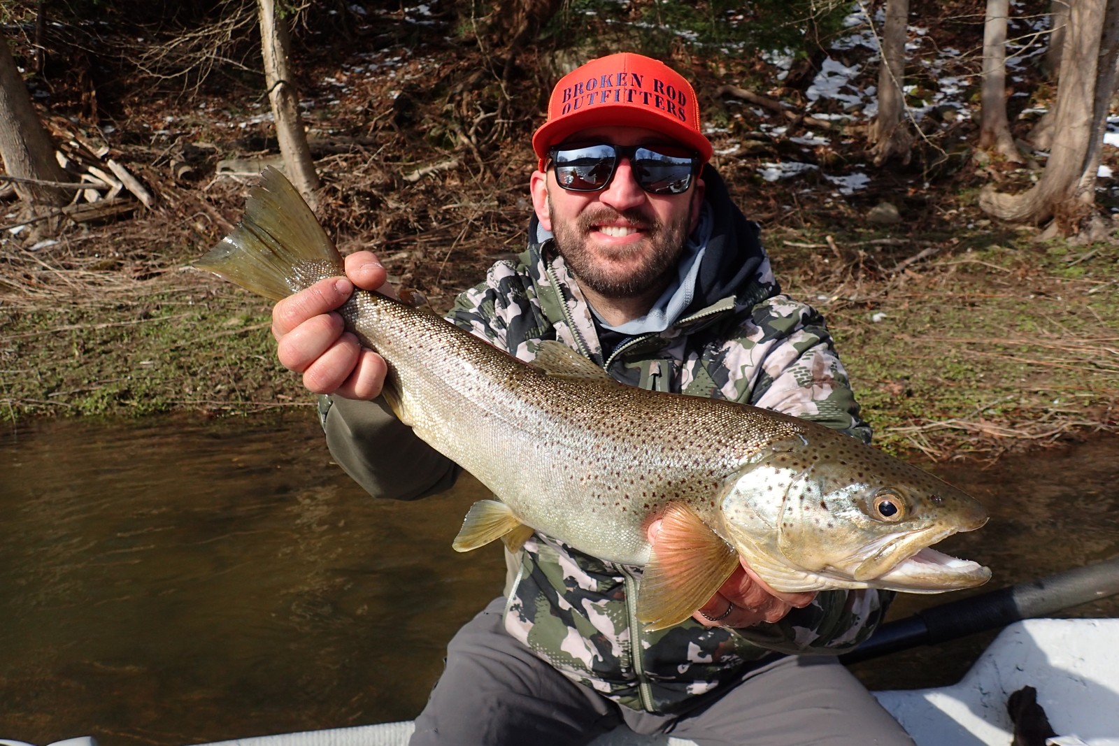 guided fly fishing west branch delaware river new york