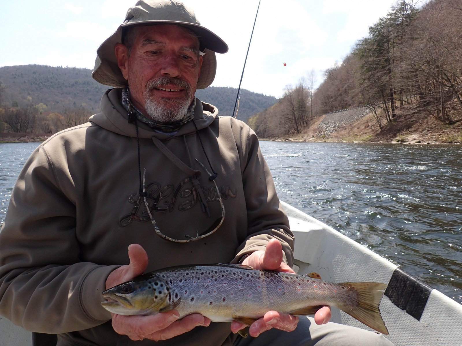 upper delaware river guided fly fishing trips with new york and pennsylvania fishing guide jesse filingo 