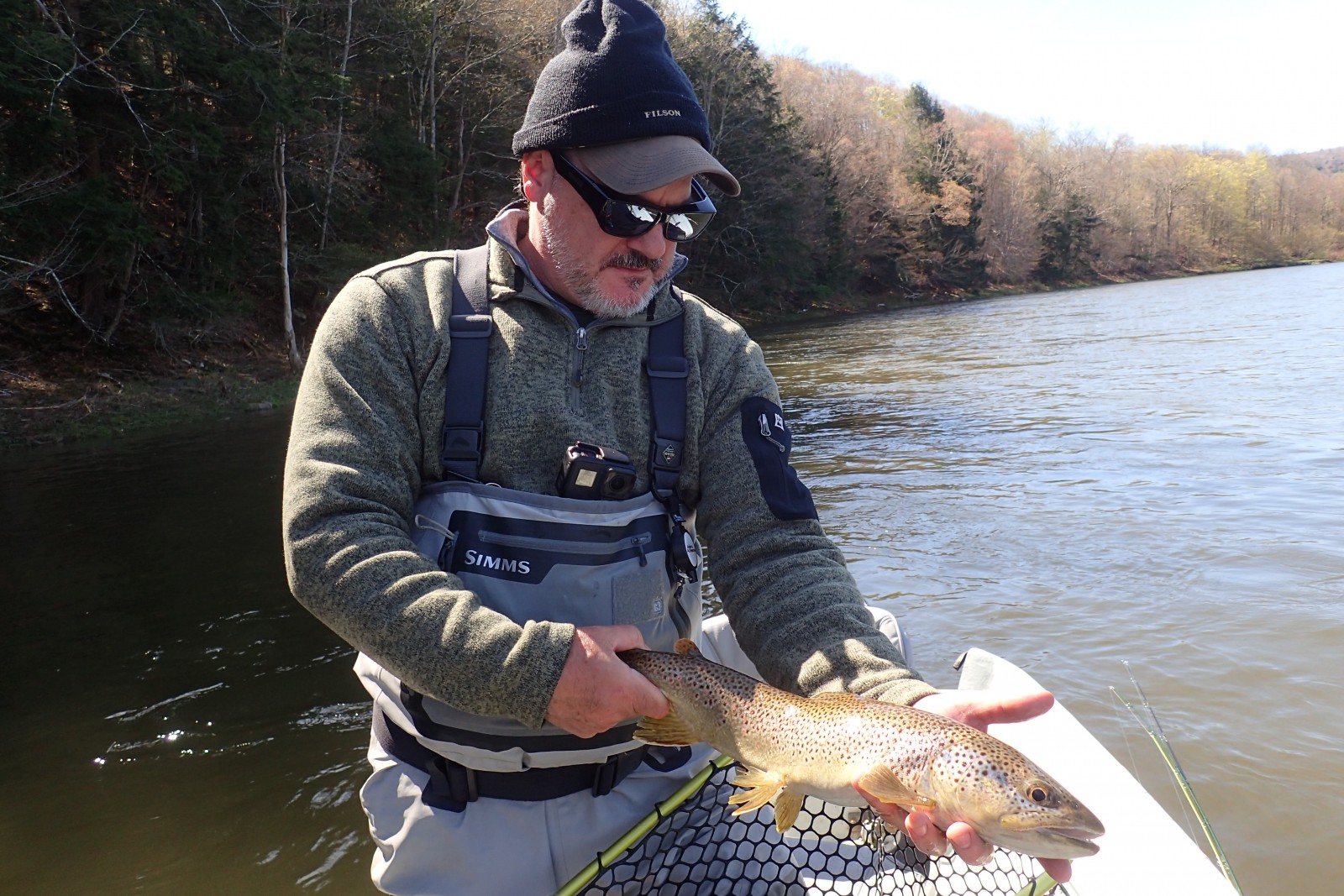 west branch delaware river fly fishing guide jesse filingo 