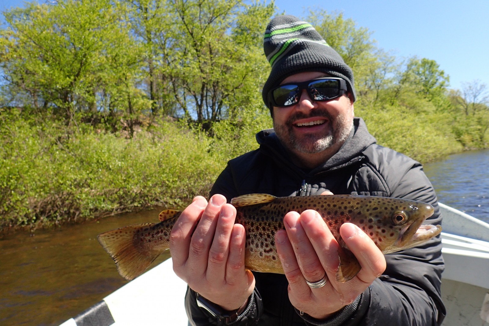 guided fly fishing pocono mountains pennsylvania fly fishing guide jesse filingo