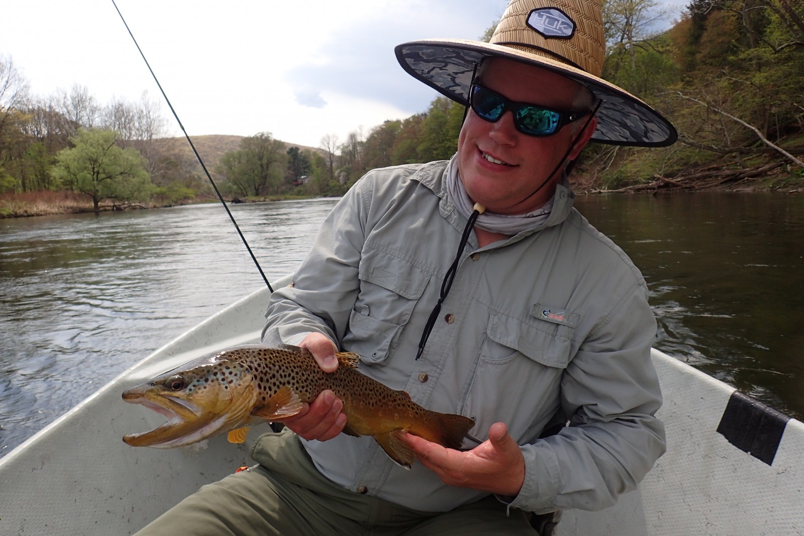 guided fly fishing trips west branch delaware river fly fishing guide jesse filingo