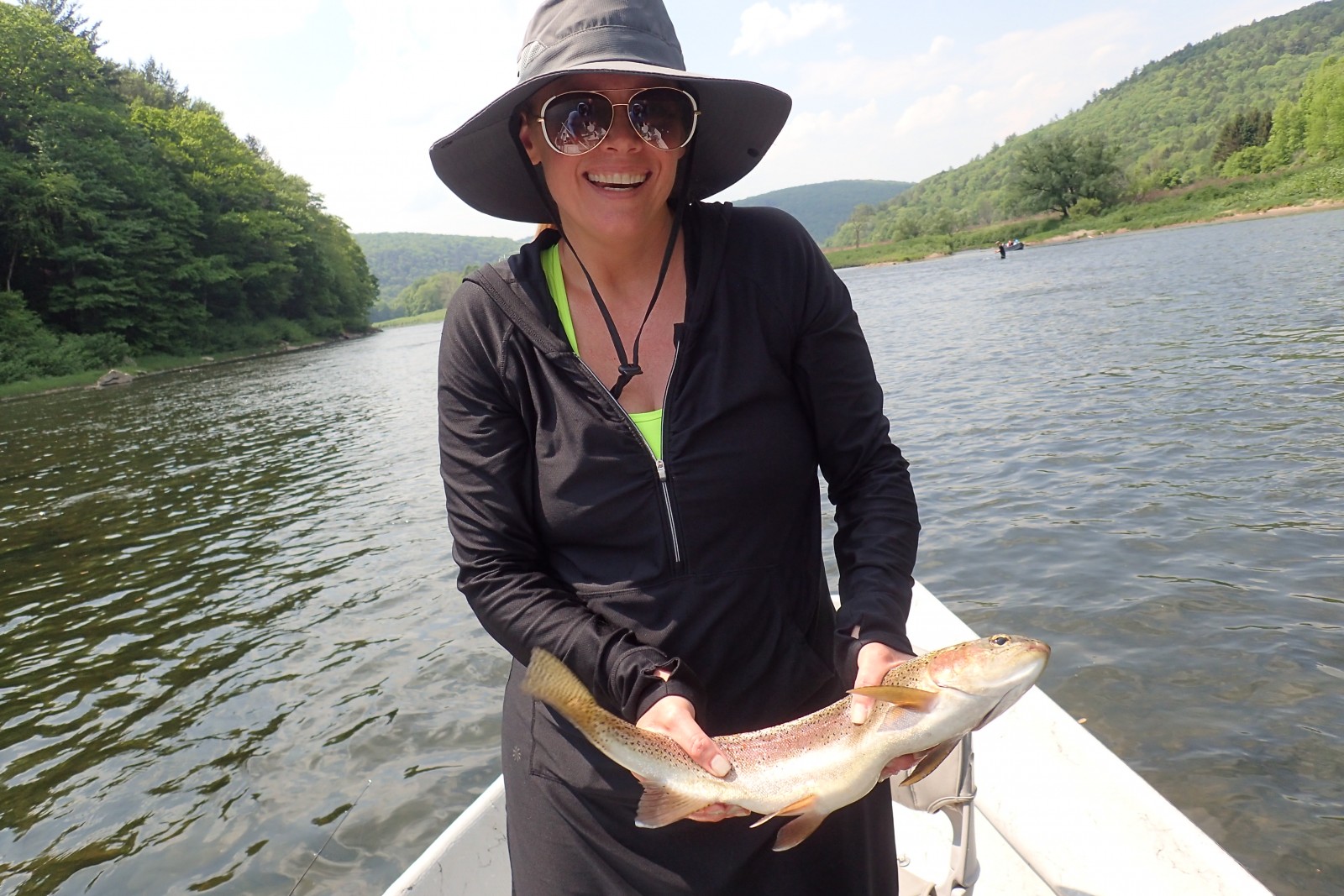 guided fly fishing upper delaware river new york fishing guide filingo fly fishing