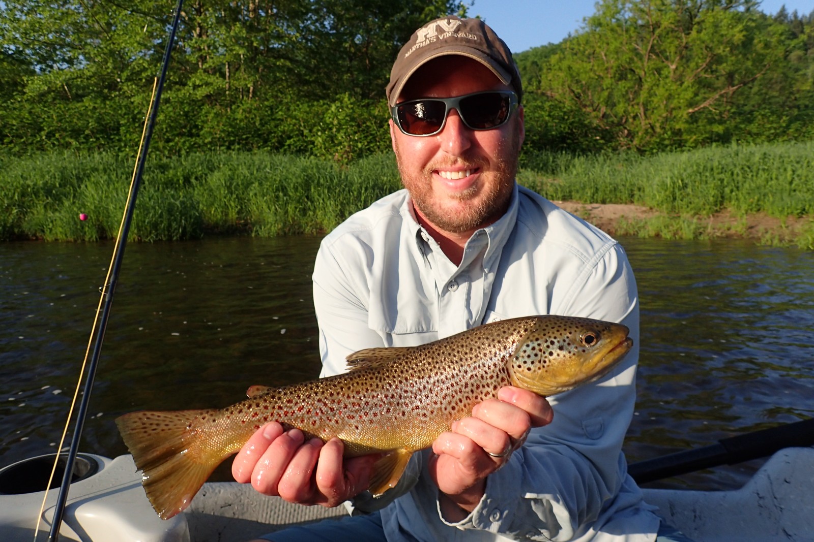 upper delaware river trout guide jesse filingo