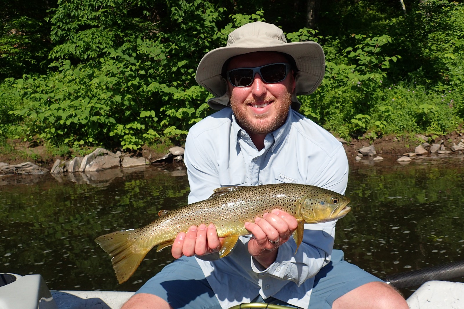 upper delaware river fly fishing guide jesse filingo