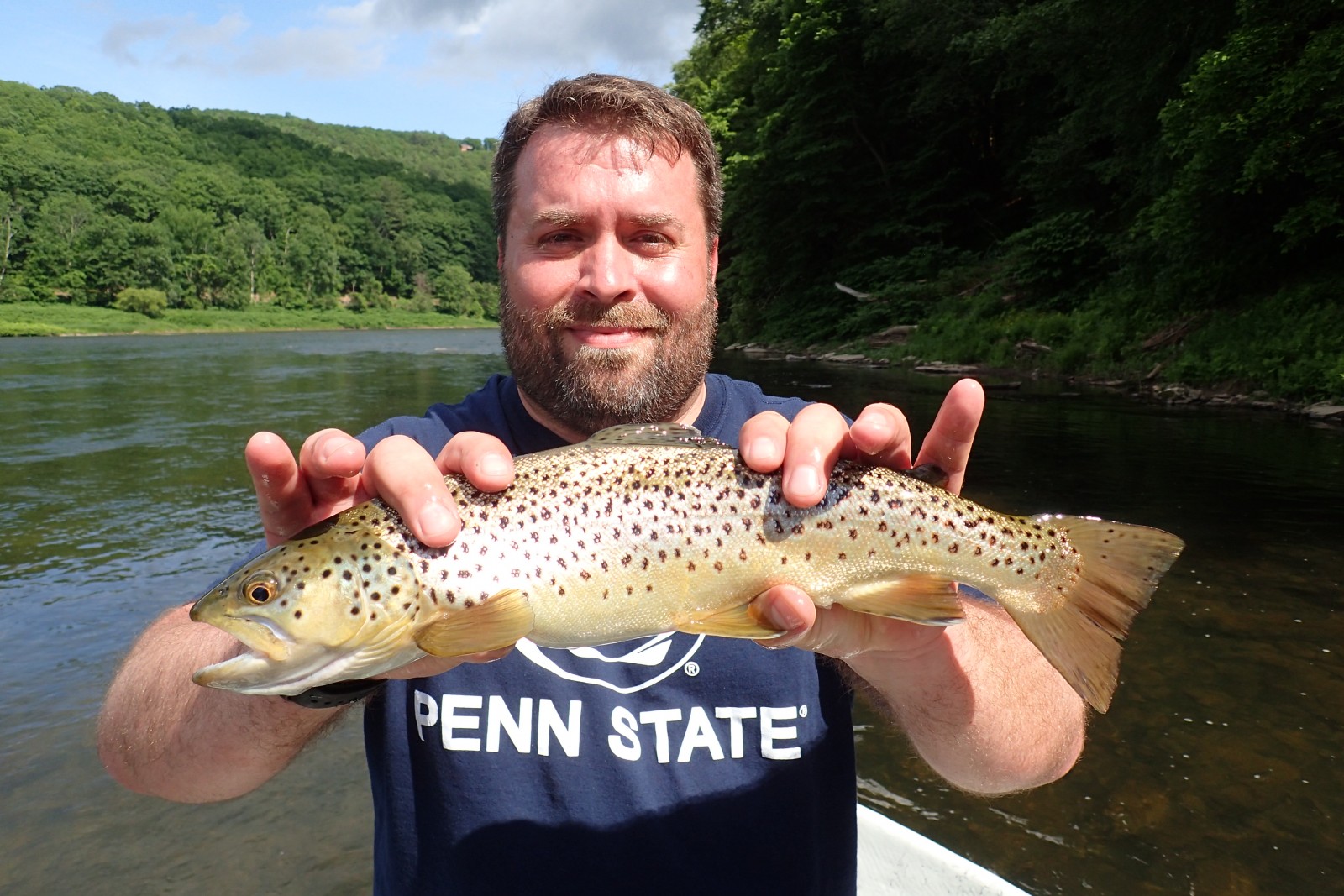 guided fly fishing upper delaware river pennsylvania fly fishing guide filingo fly fishing