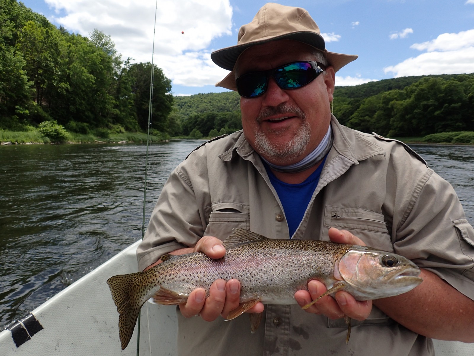 delaware river trout guided fly fishing tours jesse filingo of filingo fly fishing