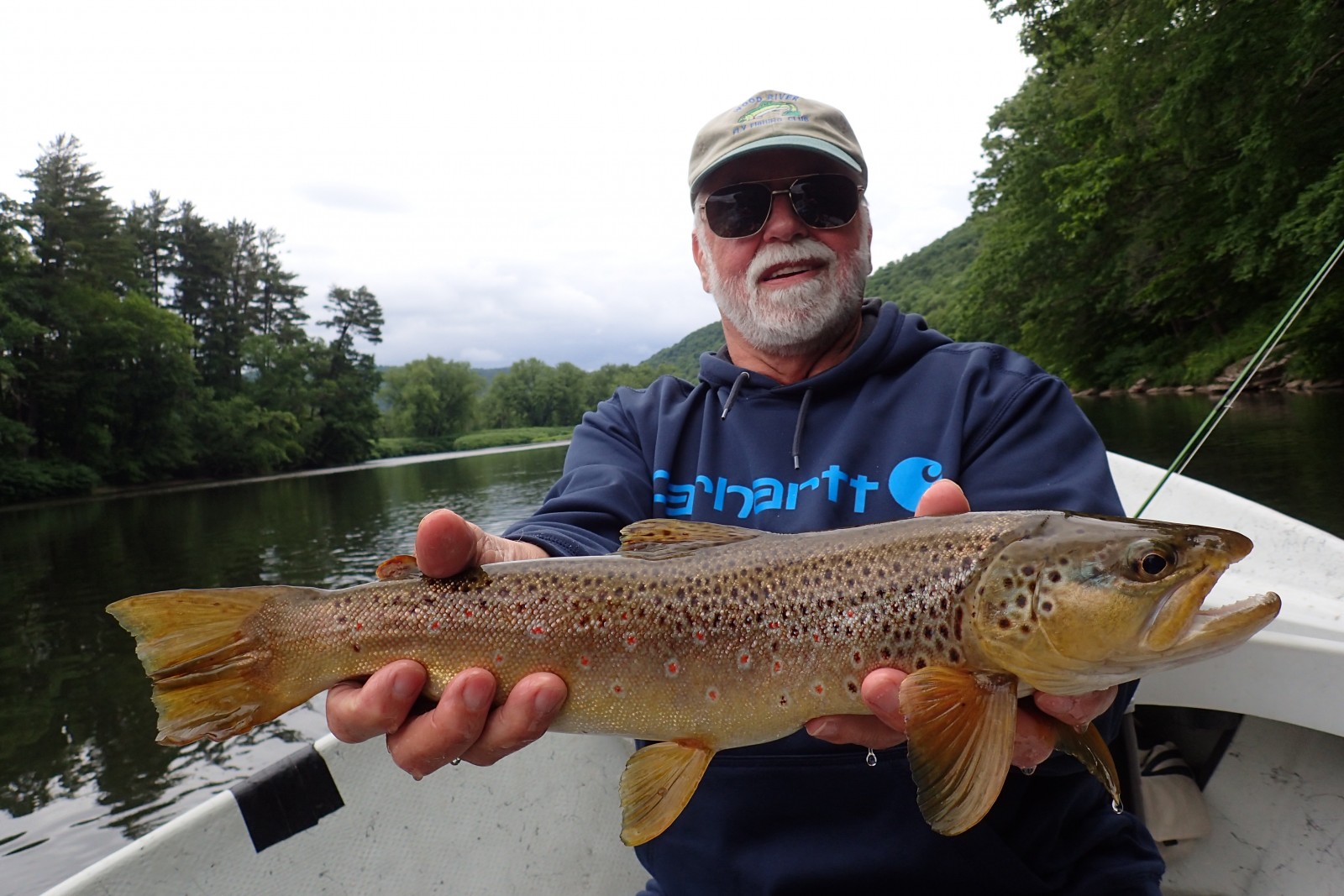 guided fly fishing new york upper delaware river fishing guide jesse filingo