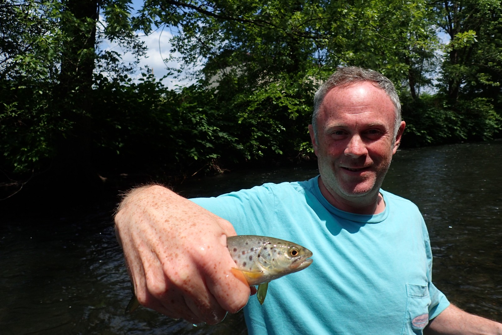 guided fly fishing pocono mountains pennsylvania jesse filingo