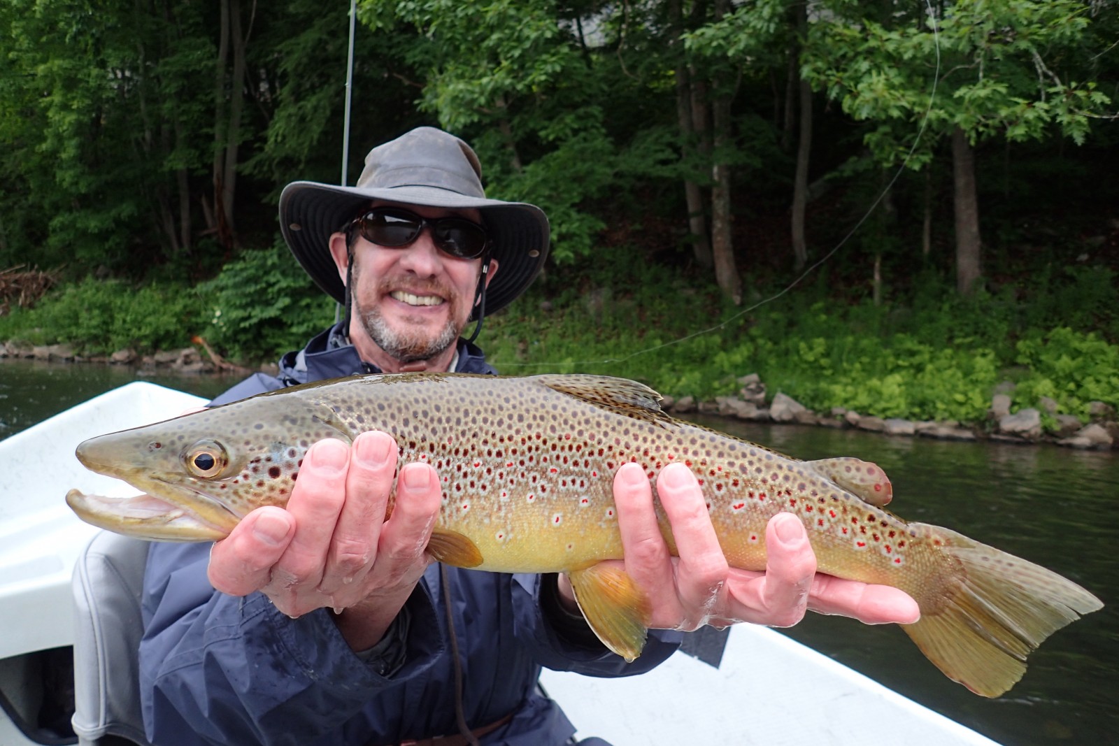 new york fly fishing upper delaware river fishing guide jesse filingo