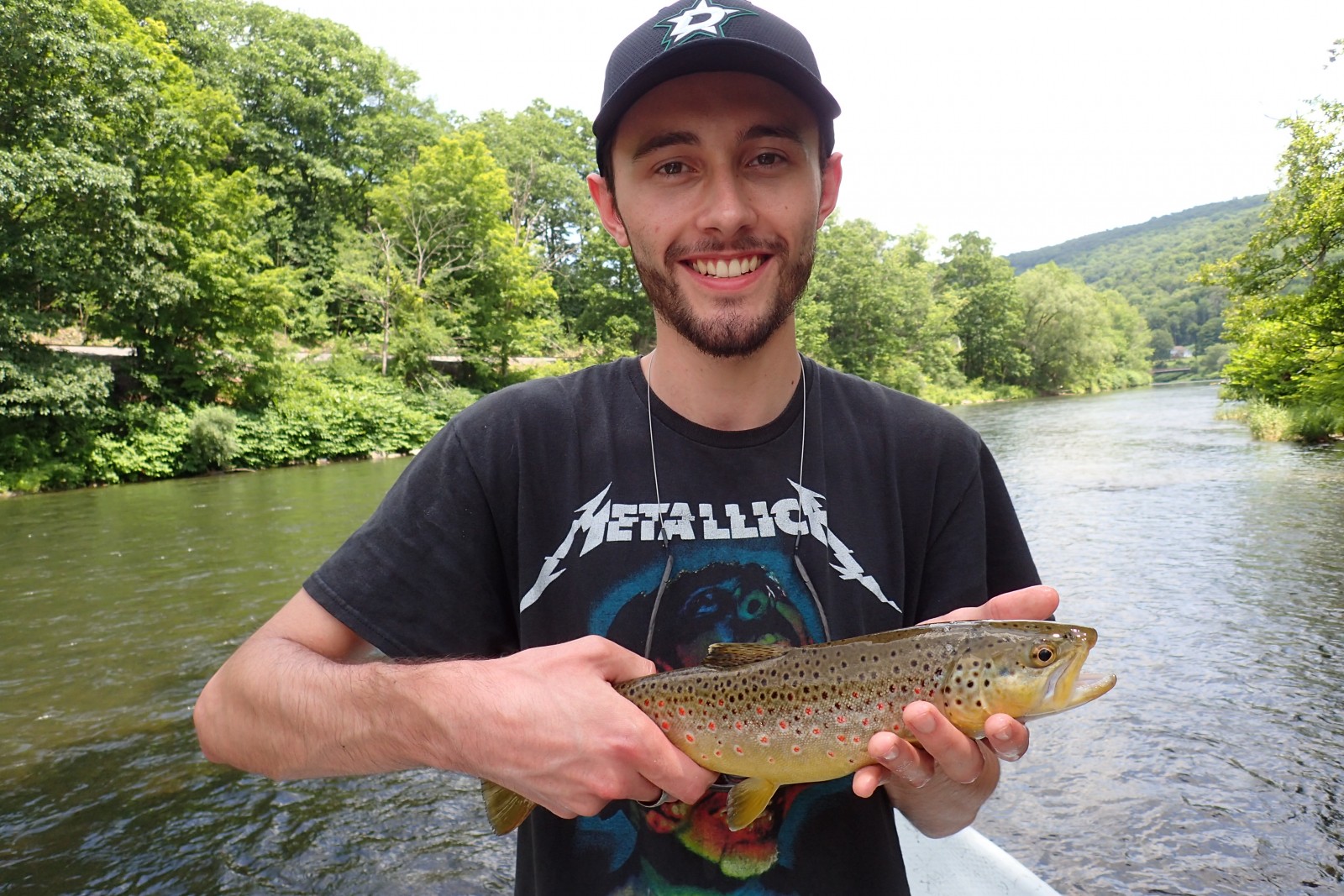 guided fly fishing upper delaware river new york fly fishing guide jesse filingo