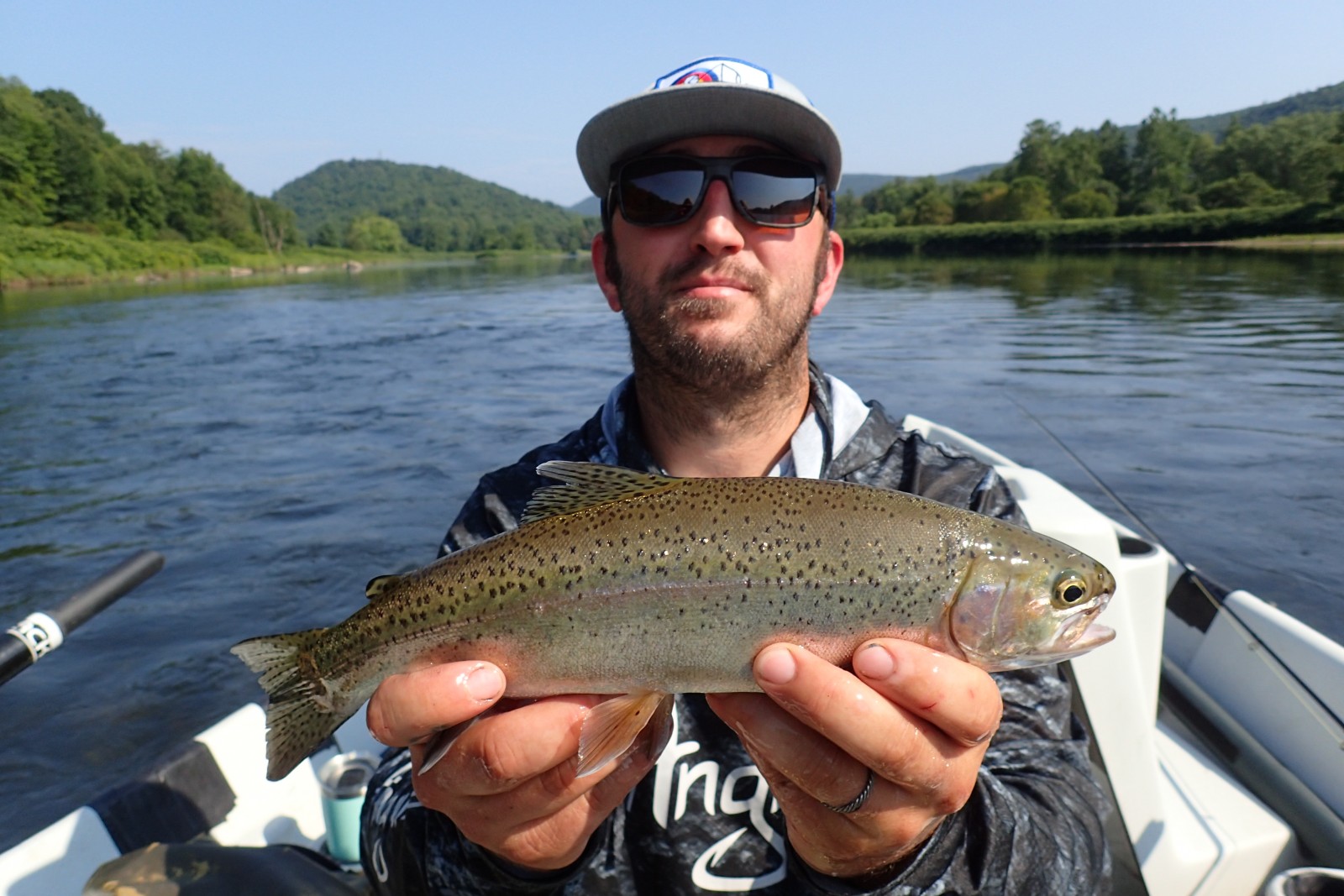 guided fly fishing upper delaware river new york fishing guide jesse filingo