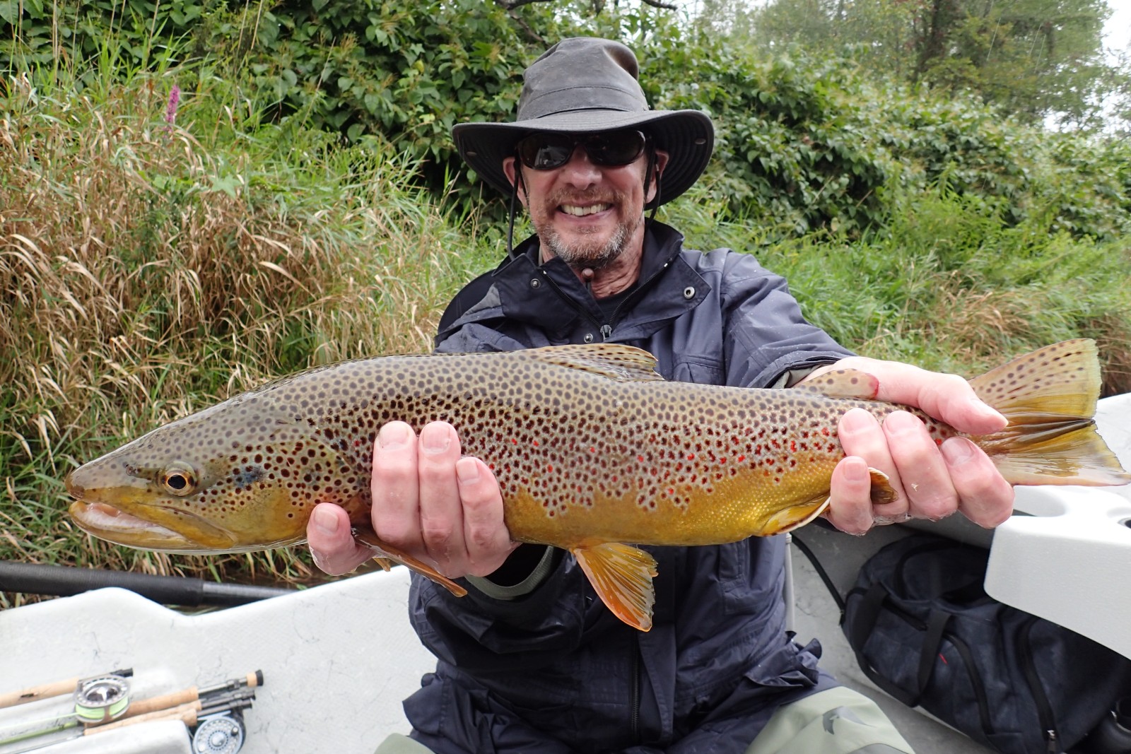 delaware river fly fishing guide jesse filingo new york fishing guide