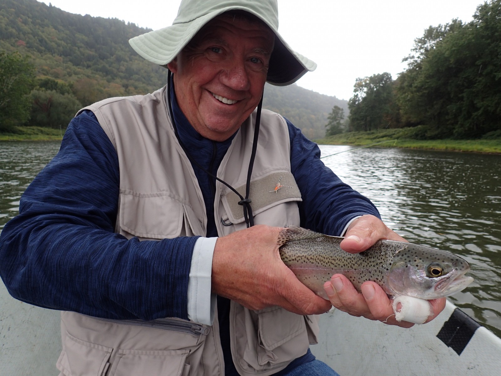 guided fly fishing for wild trout on the delaware river with jesse filingo of filingo fly fishing