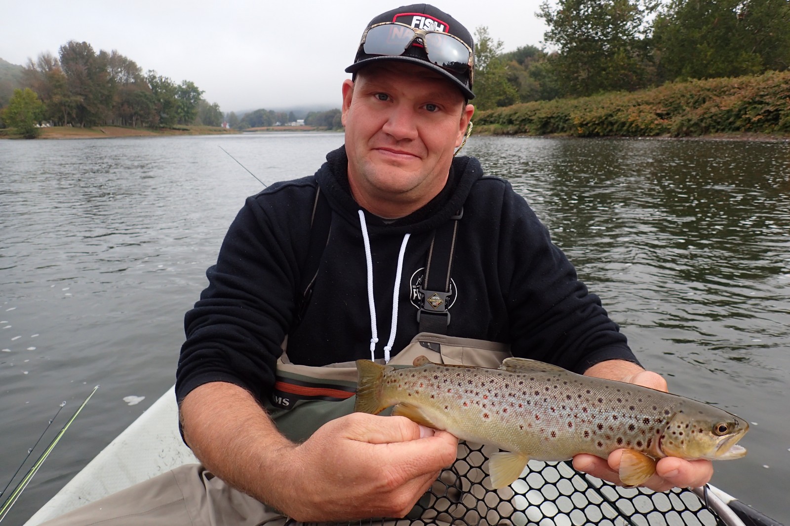 new york upper delaware river guided fly fishing for big trout filingo fly fishing