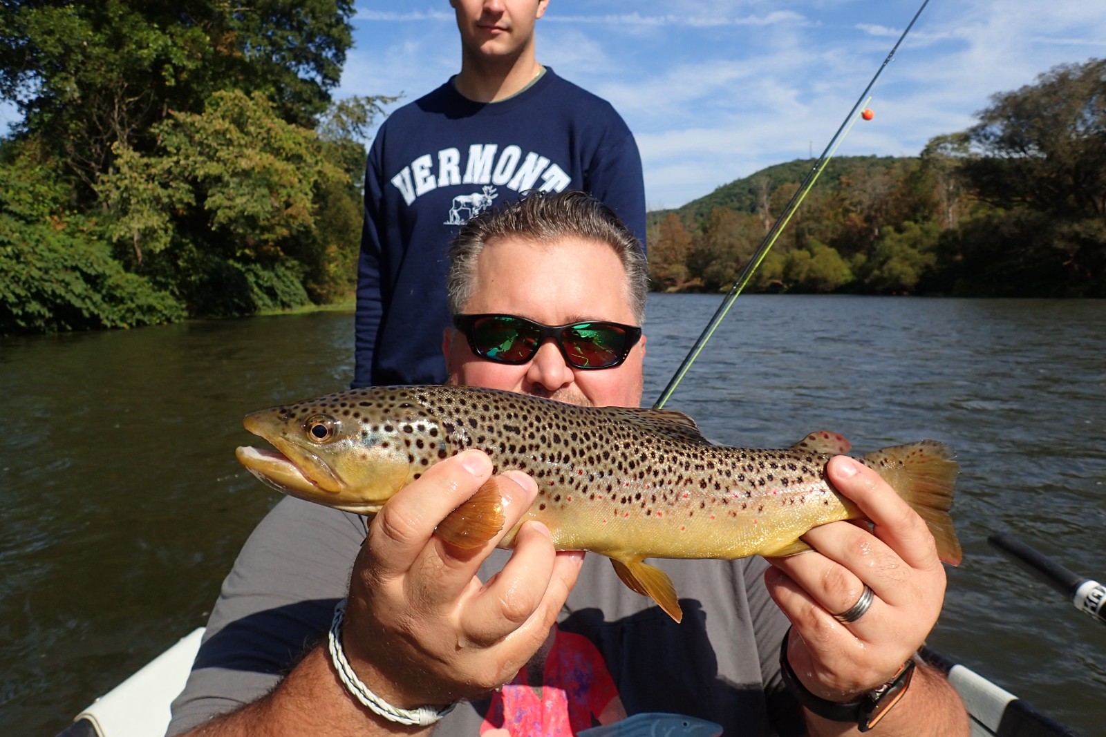 guided fly fishing upper delaware river new york fishing guide jesse filingo