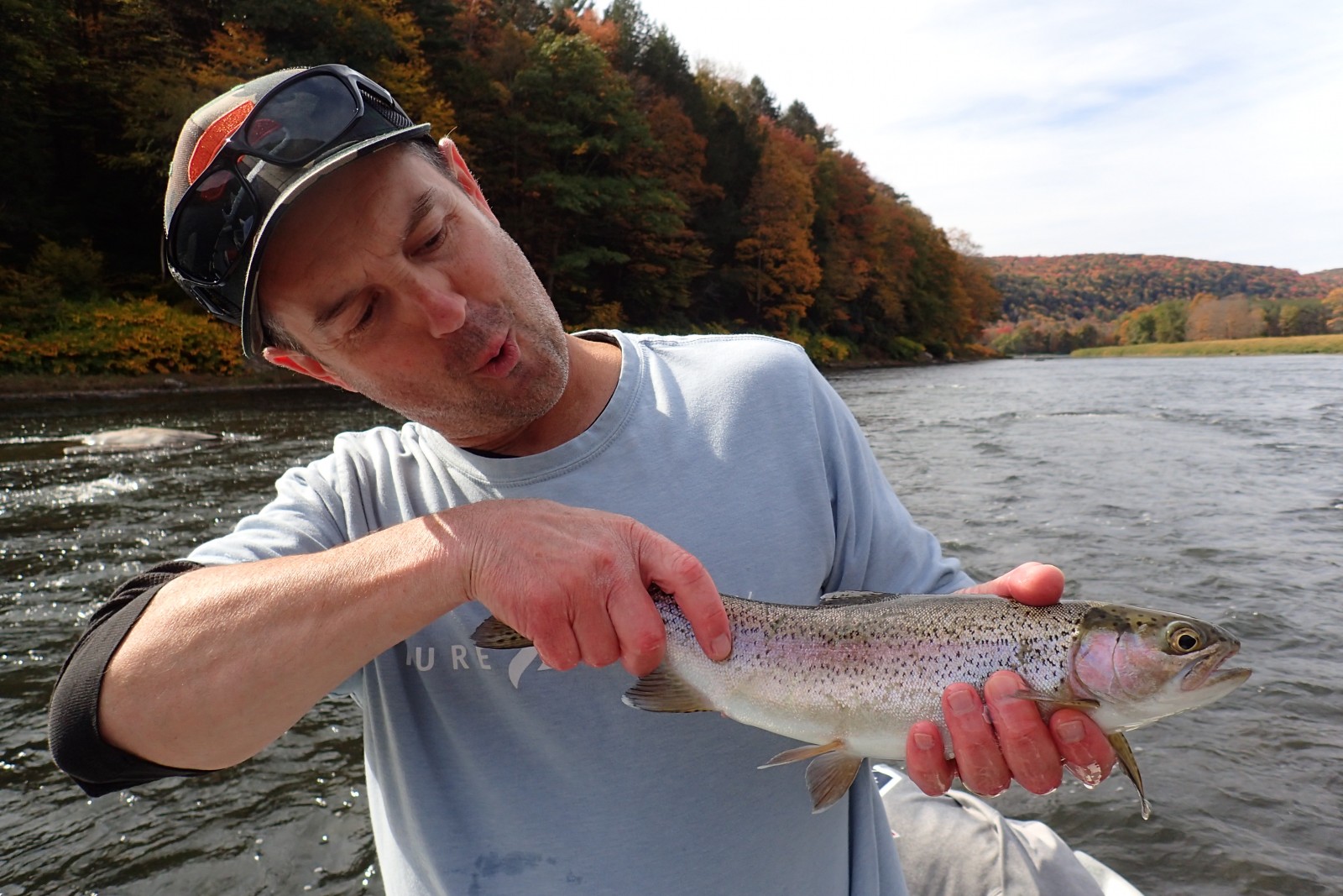 guided fly fishing new york upper delaware river and pennsylvania pocono mountains jesse filingo