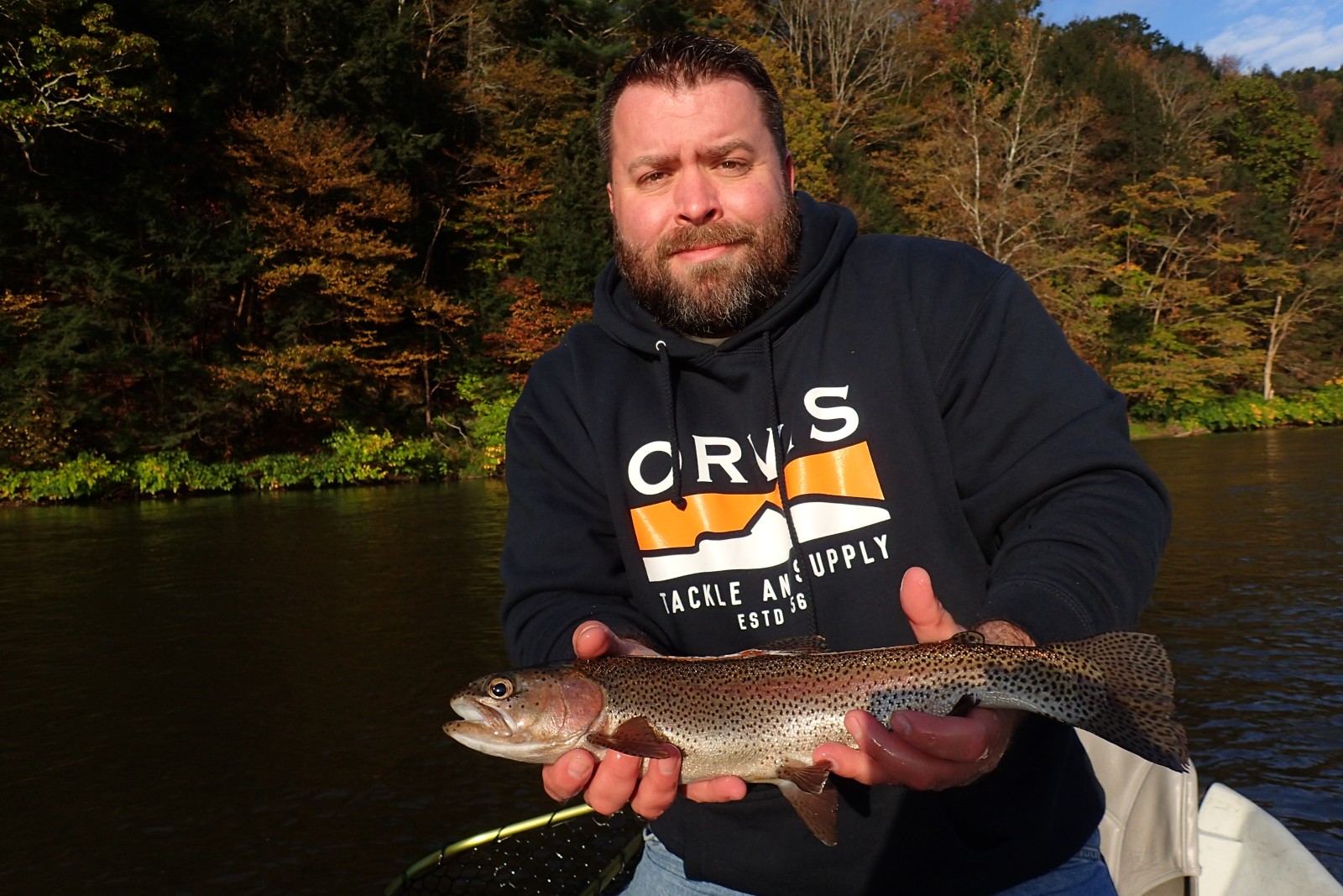 west branch delaware river fly fishing guide jesse filingo