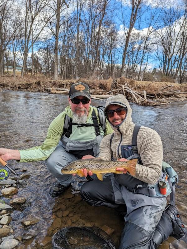 fly fishing delaware river wild trout 